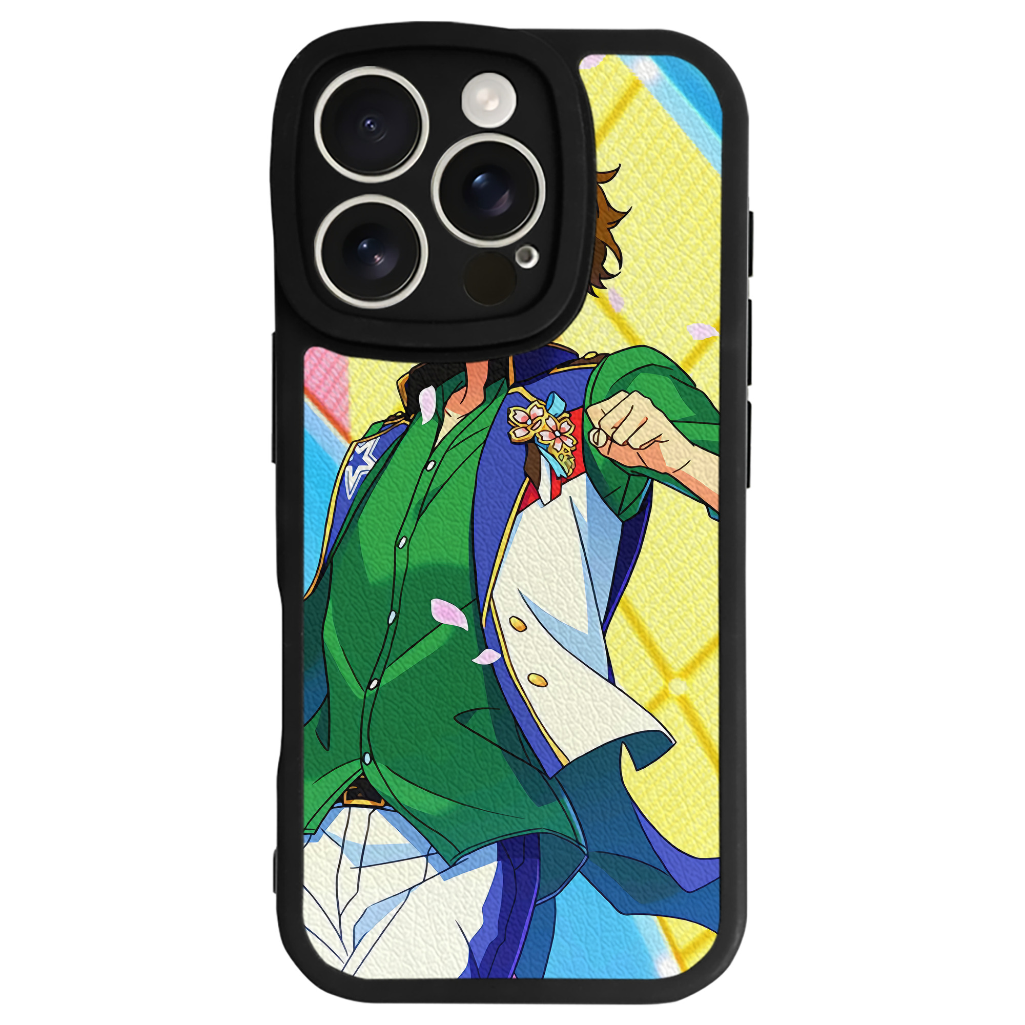 （画像用） あんさんぶるスターズ! Ensemble Stars 【iPhone 16シリーズ対応】シリコンスマホケース（レザー調） 材質：シリコン